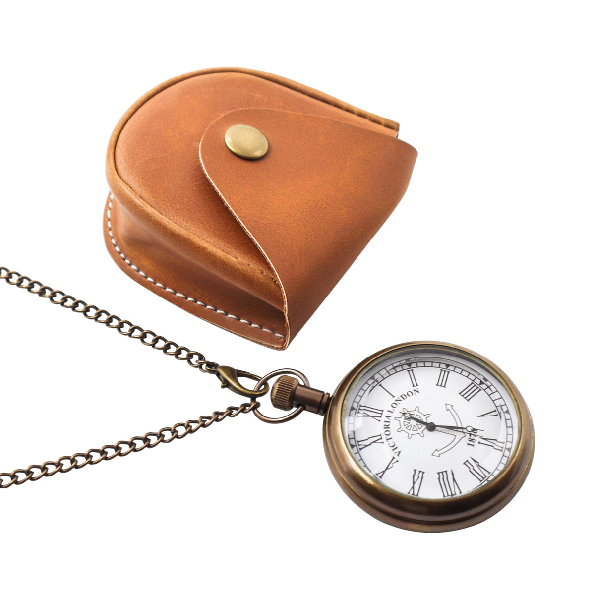Personalised The Regent Open Face Pocket Watch