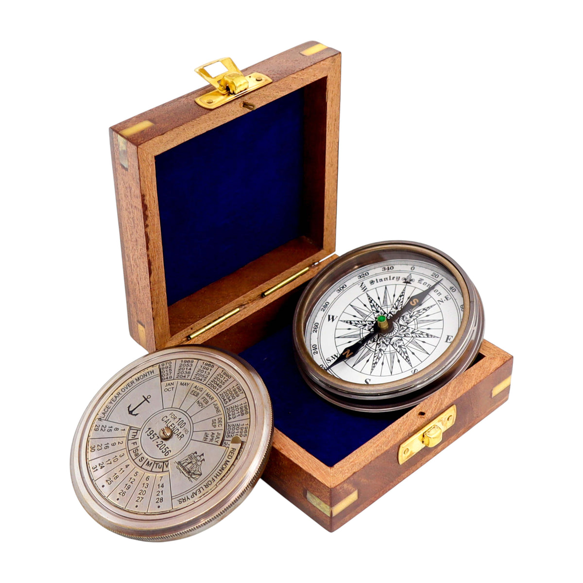 Personalised 100 Year Bronze 3-Inch Calendar Compass