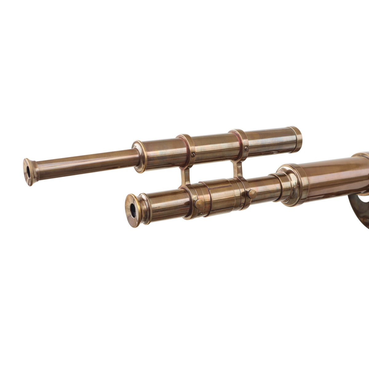 60-Inch Handcrafted Bronze Telescope with Tripod Stand