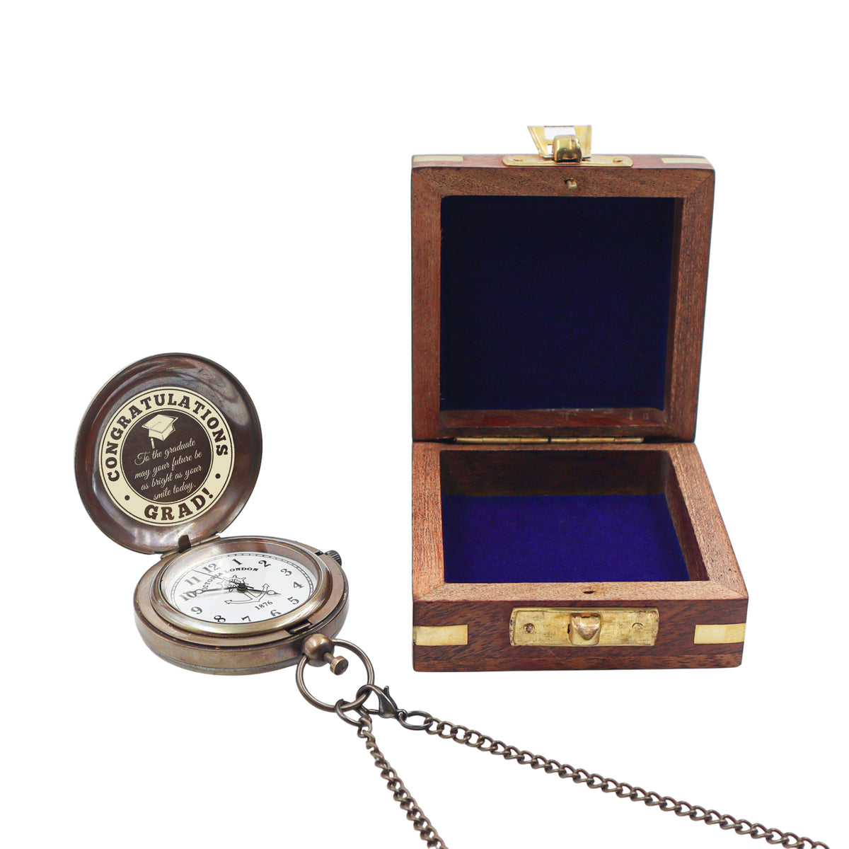 Engraved The Windsor Half Hunter Pocket Watch Gift