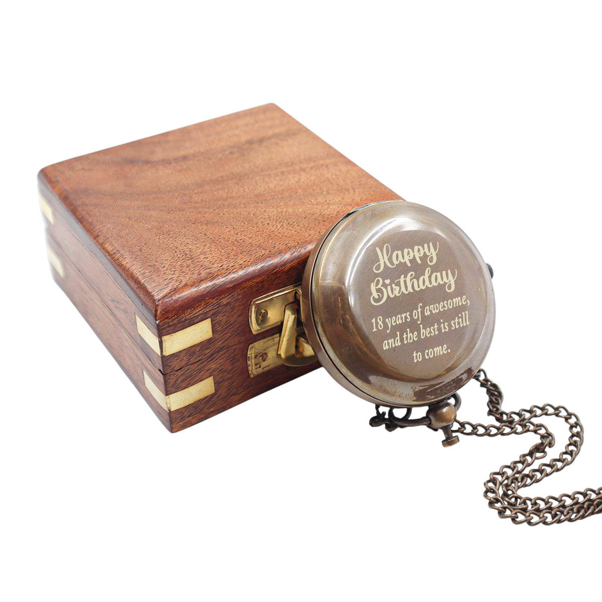 Engraved The Windsor Half Hunter Pocket Watch Gift