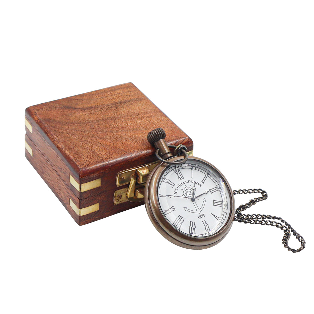 Personalised The Regent Open Face Pocket Watch