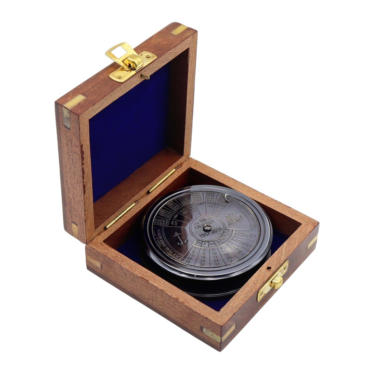 Personalised 100 Year Gunmetal 3-Inch Calendar Compass