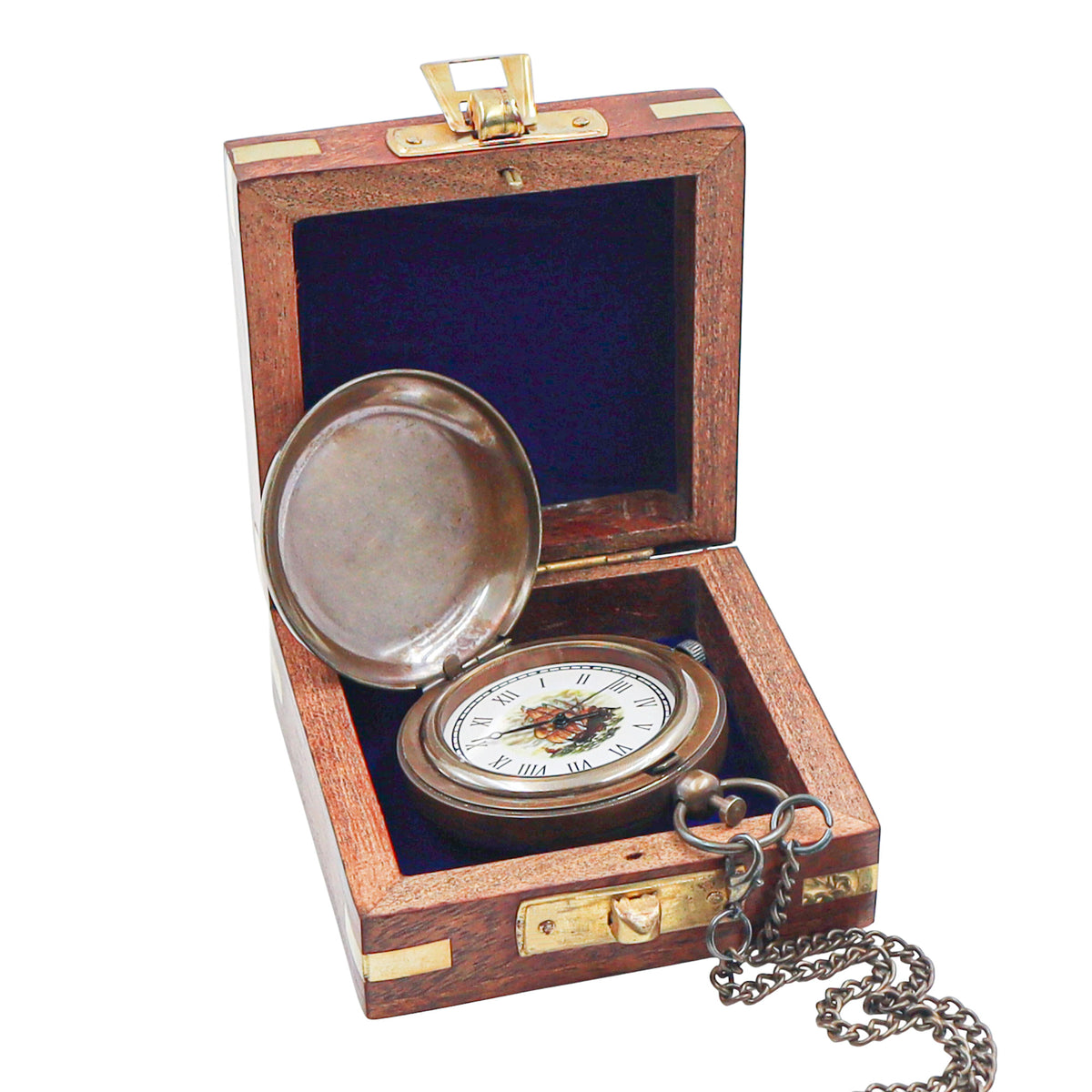 Custom The Britannia Half Hunter Pocket Watch
