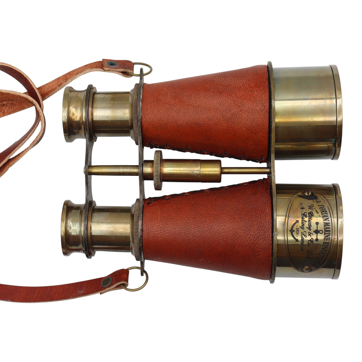 Personalised Bronze Binoculars with Leather Case
