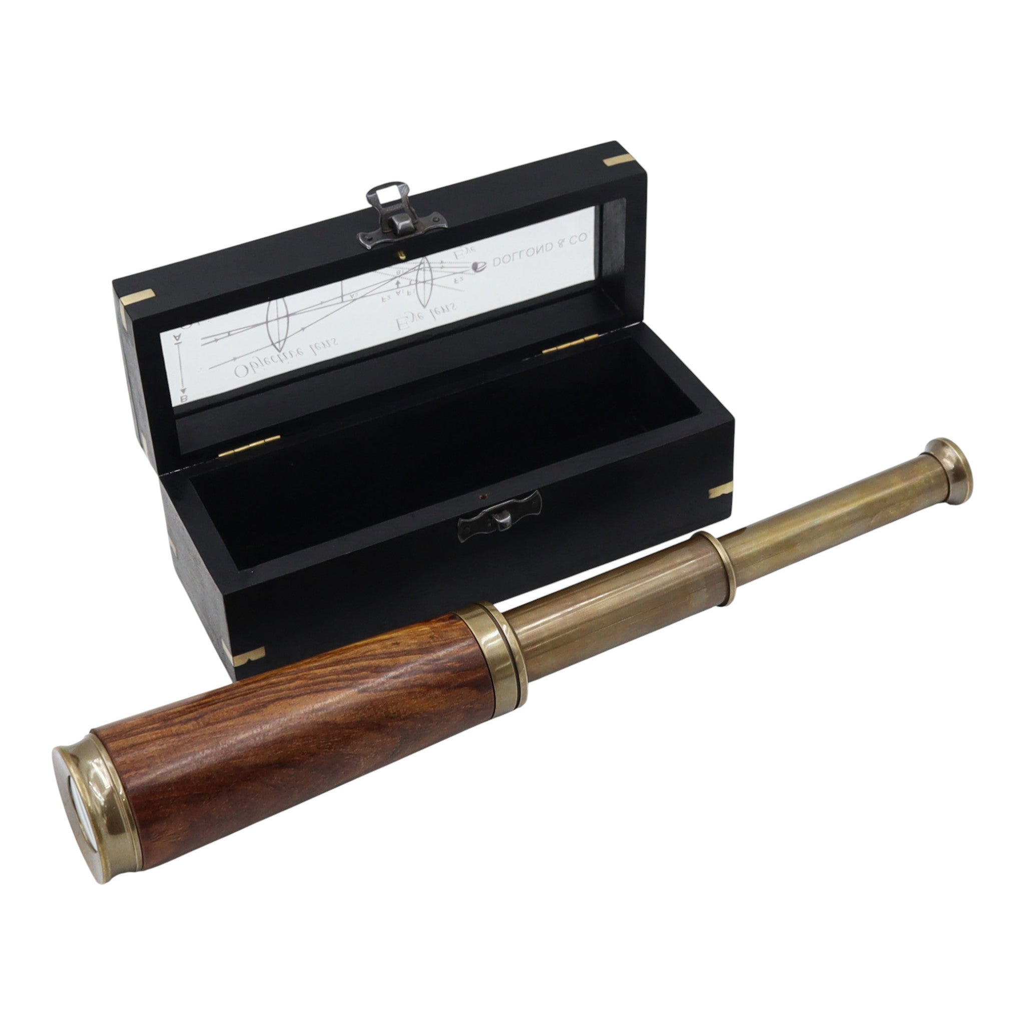 Personalised 12-Inch DOLLOND & CO. Bronze Telescope