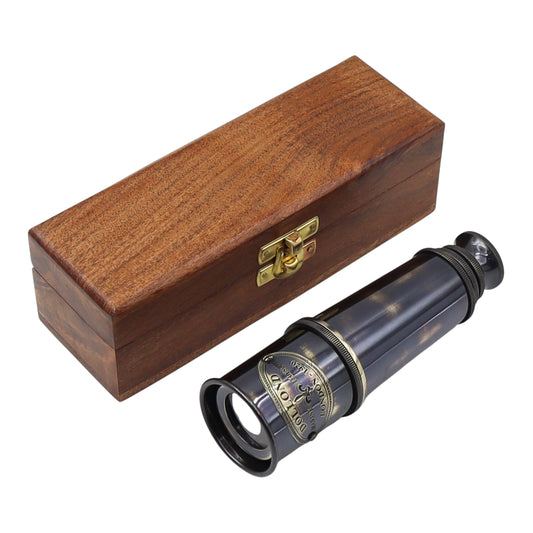 Personalised Brushed Gunmetal Telescope