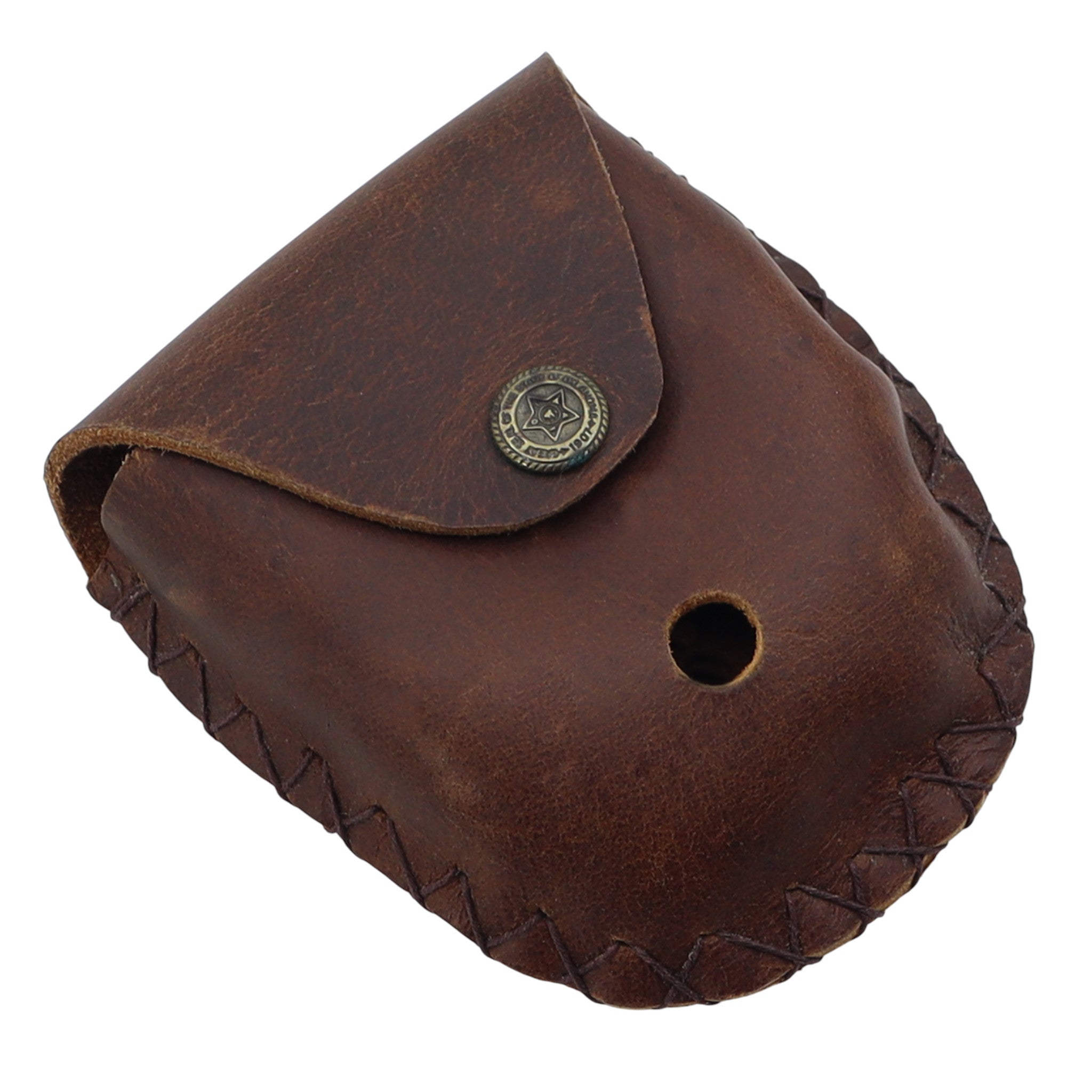 Personalised Bronze Compass with Leather Case