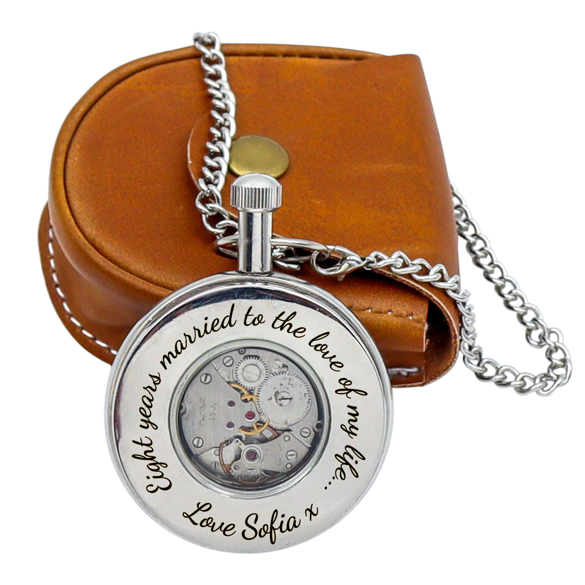 Personalised The St James Mechanical Pocket Watch