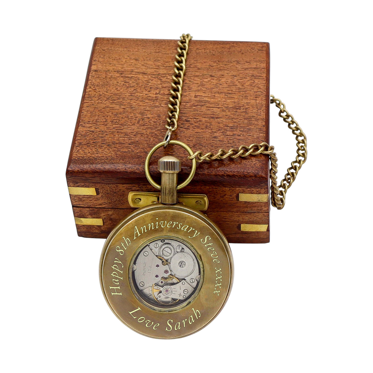 Personalised The Mayfair Mechanical Pocket Watch