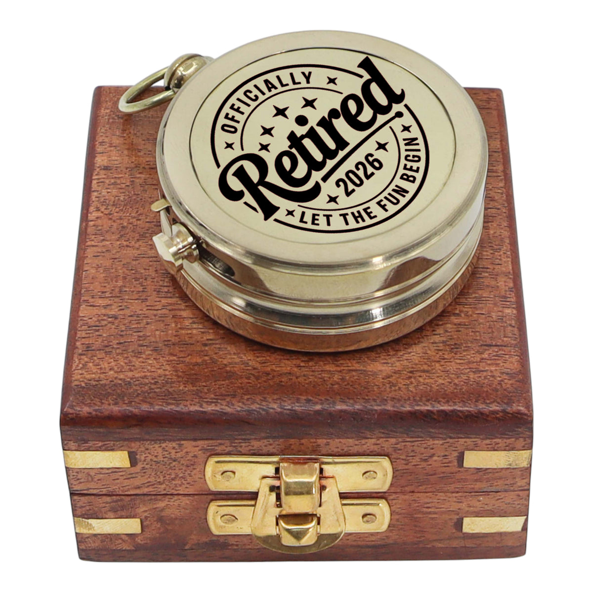 Custom Dollond London Open Face Brass Compass