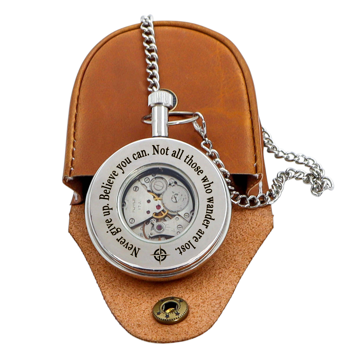 Personalised The St James Mechanical Pocket Watch