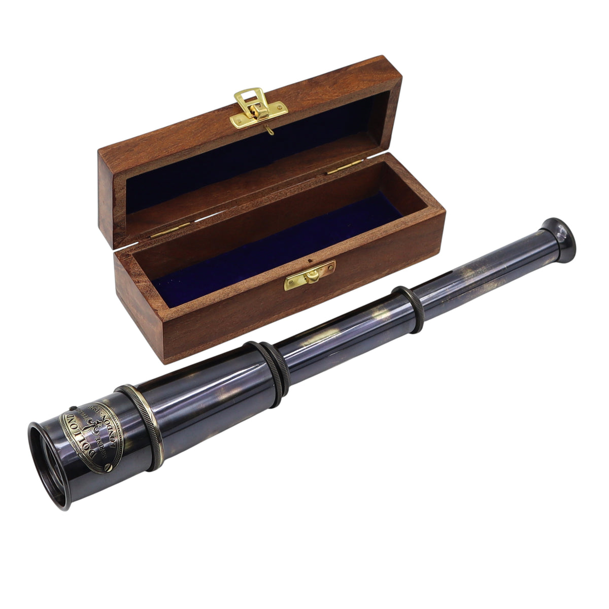 Personalised Brushed Gunmetal Telescope