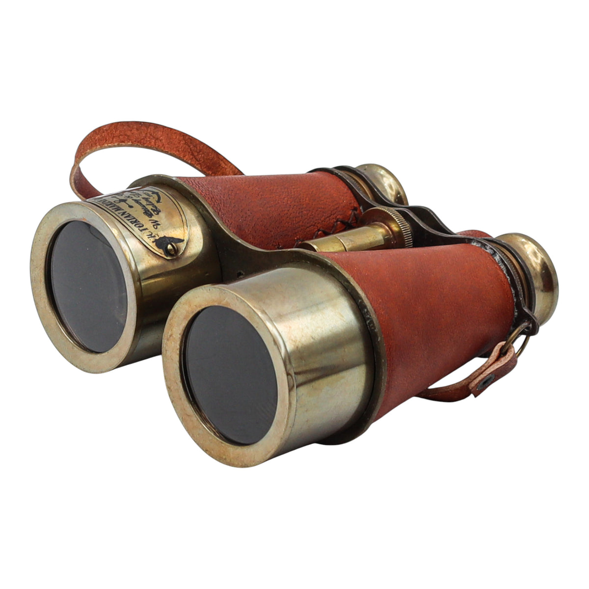 Personalised Bronze Binoculars with Leather Case