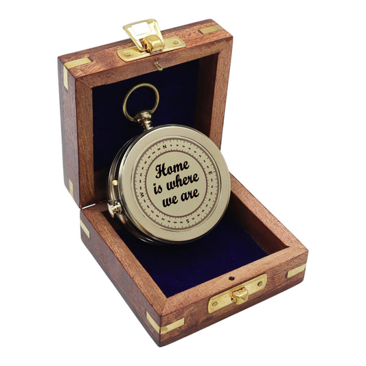 Custom Dollond London Open Face Brass Compass