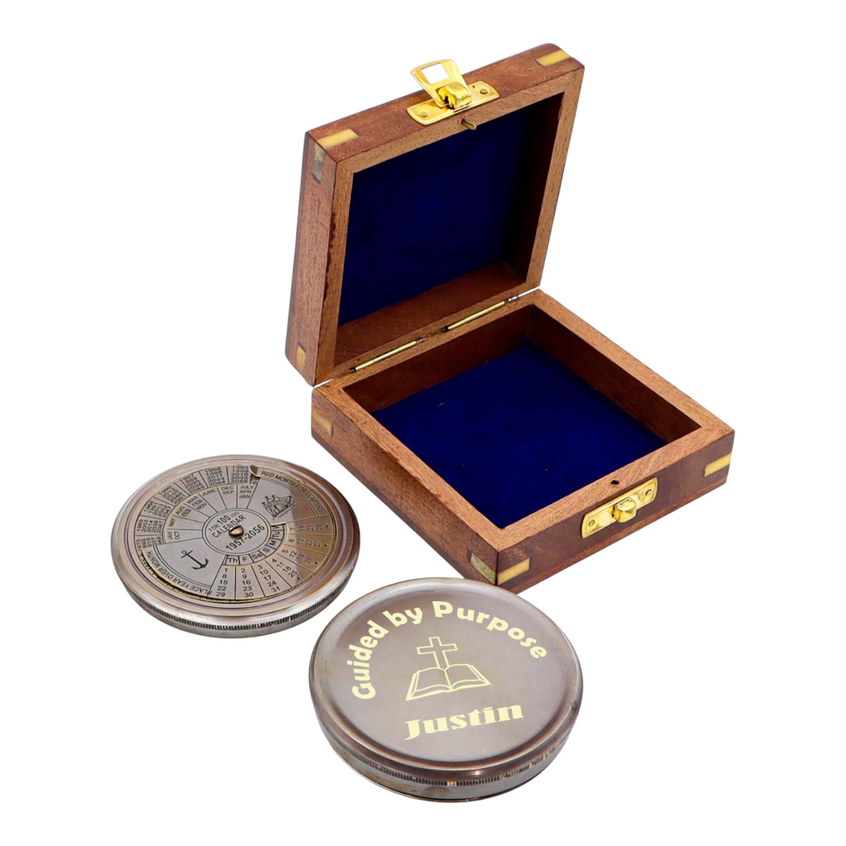 Personalised 100 Year Bronze 3-Inch Calendar Compass