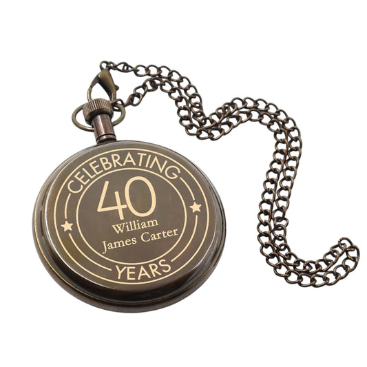 Personalised The Portobello Pocket Watch