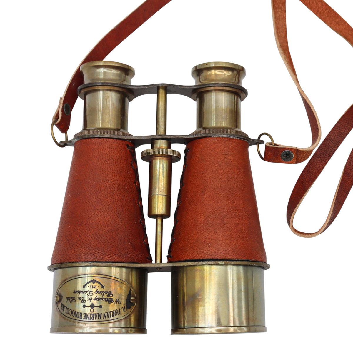 Personalised Bronze Binoculars with Leather Case