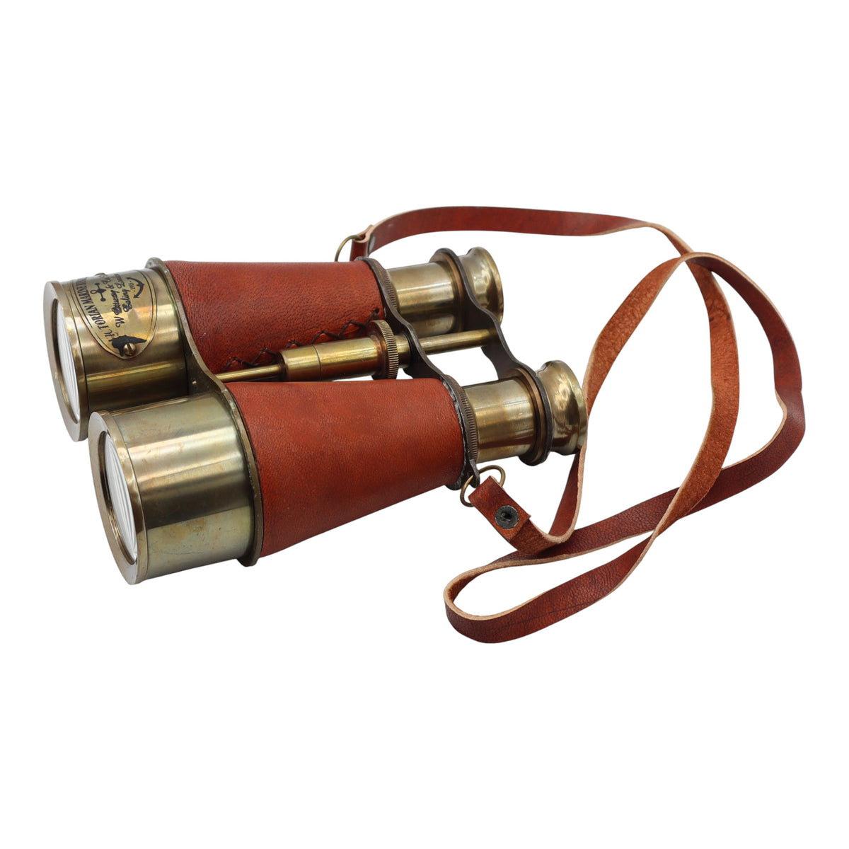 Personalised Bronze Binoculars with Leather Case