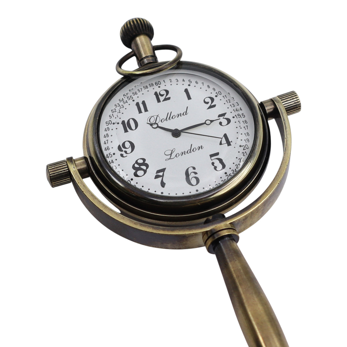 Personalised Gunmetal Desk Clock