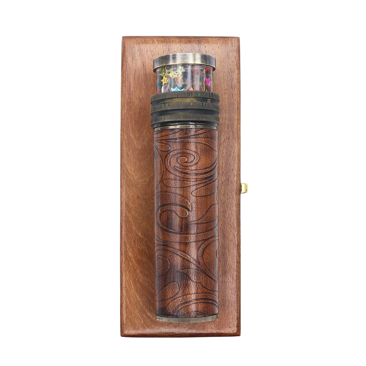 Handmade Liquid Kaleidoscope With Wooden Box