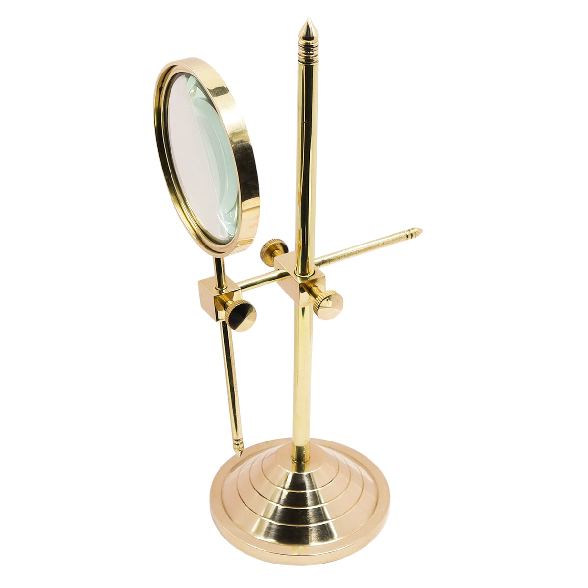 Personalised Adjustable Brass Magnifying Glass