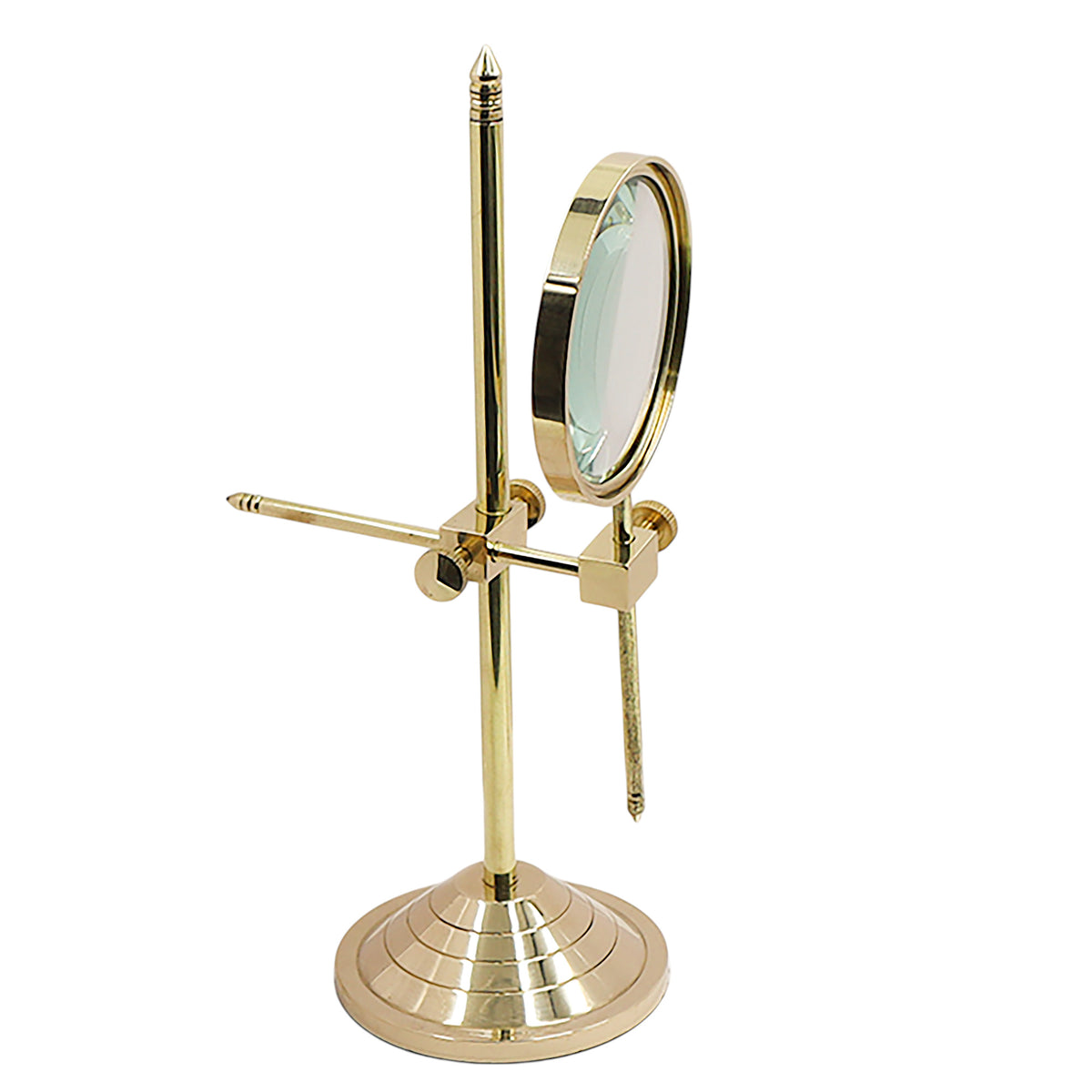 Personalised Adjustable Brass Magnifying Glass