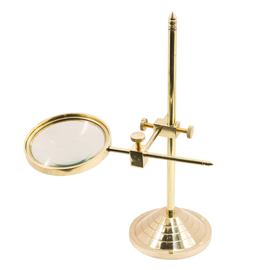Personalised Adjustable Brass Magnifying Glass