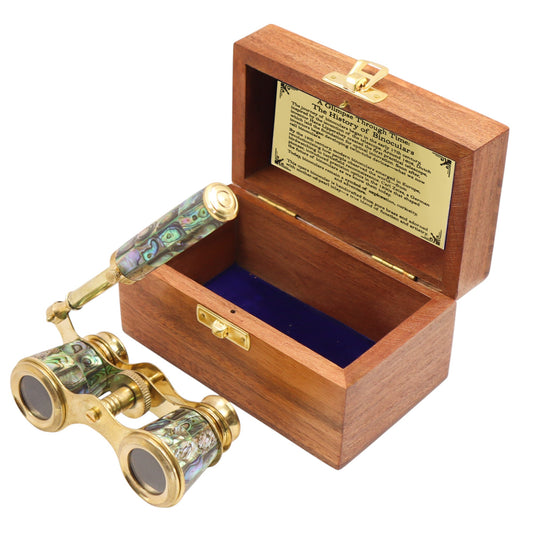 Customized Mother of Pearl Abalone Opera Glasses