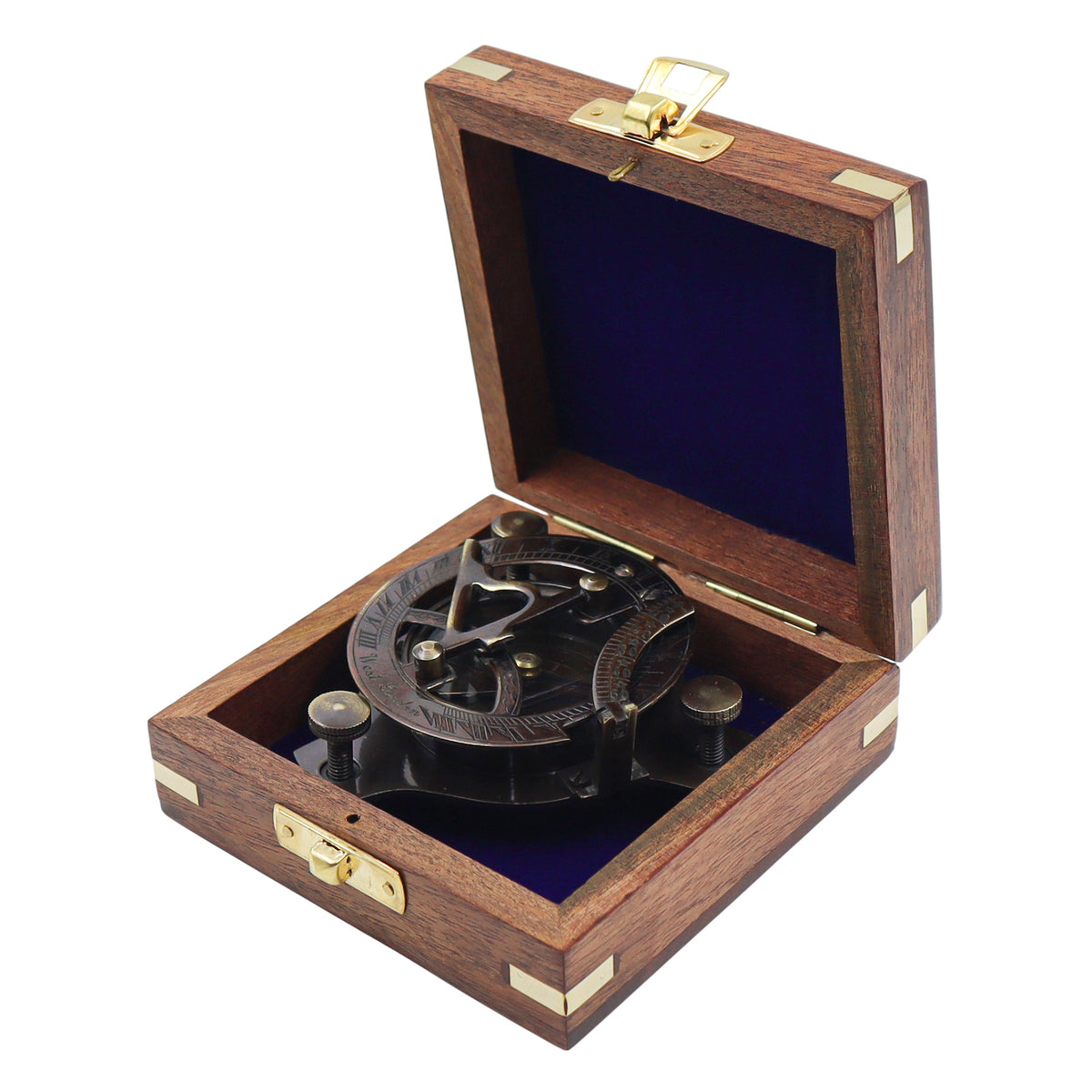 Personalised Legacy 3-Inch Gunmetal Sundial Compass
