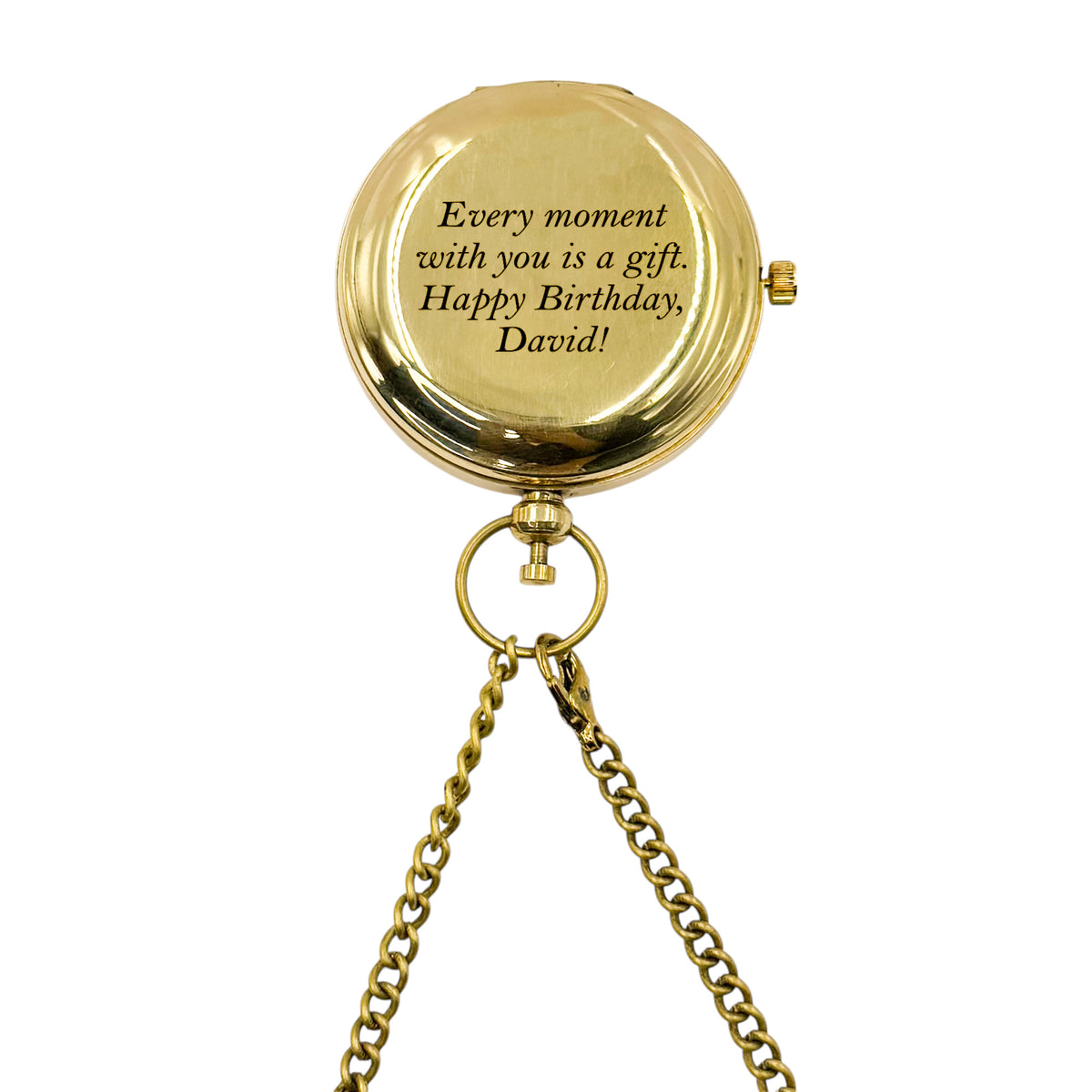 Personalised Pocket Watch for Birthday Gift