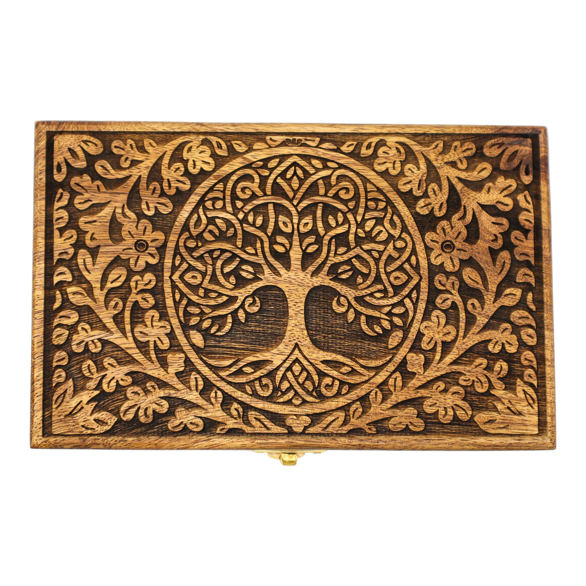 Tree of Life Wooden Chest