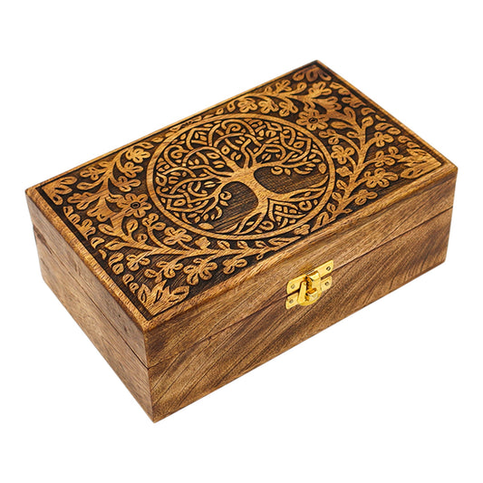 Tree of Life Wooden Chest
