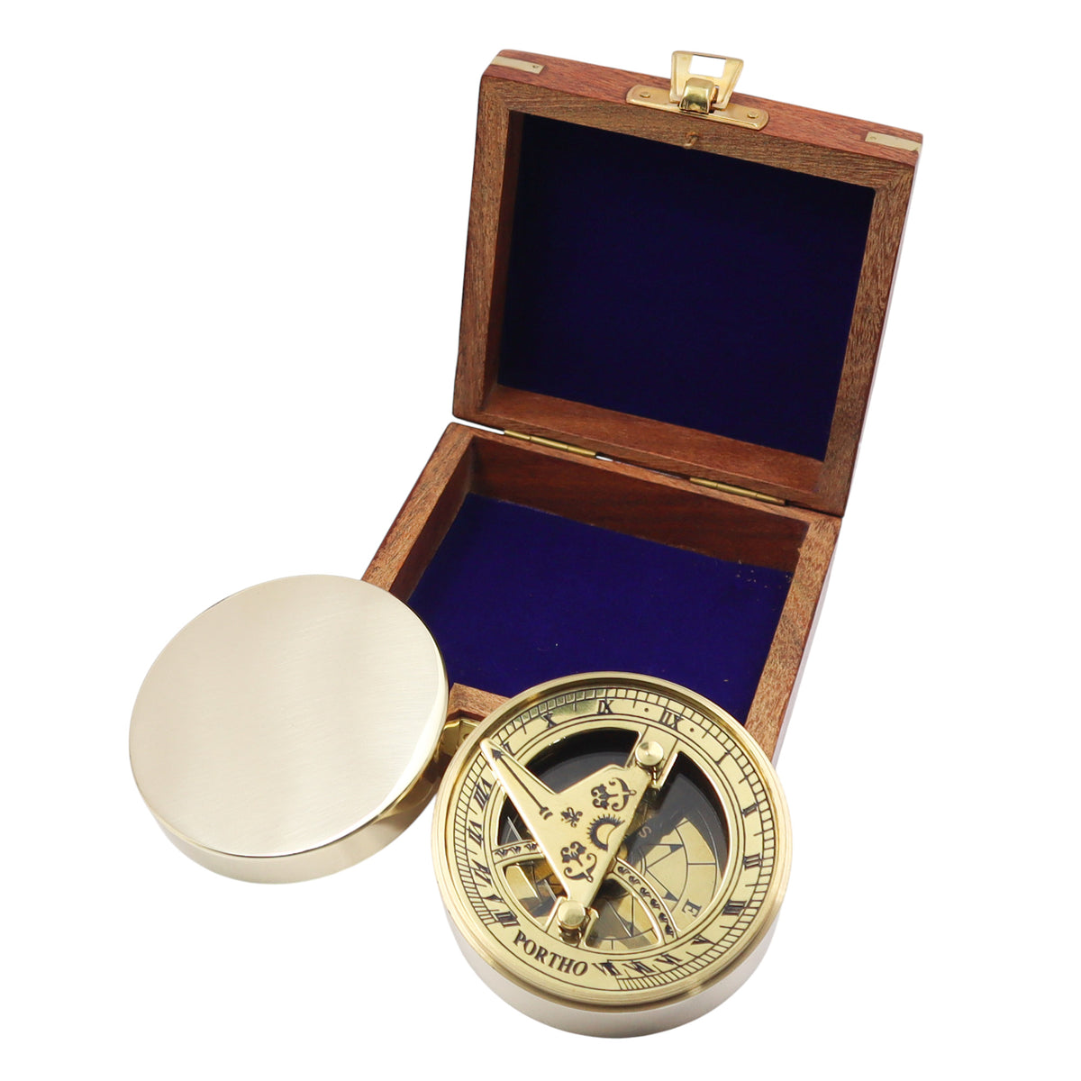 Personalised Brass Signature Sundial Compass
