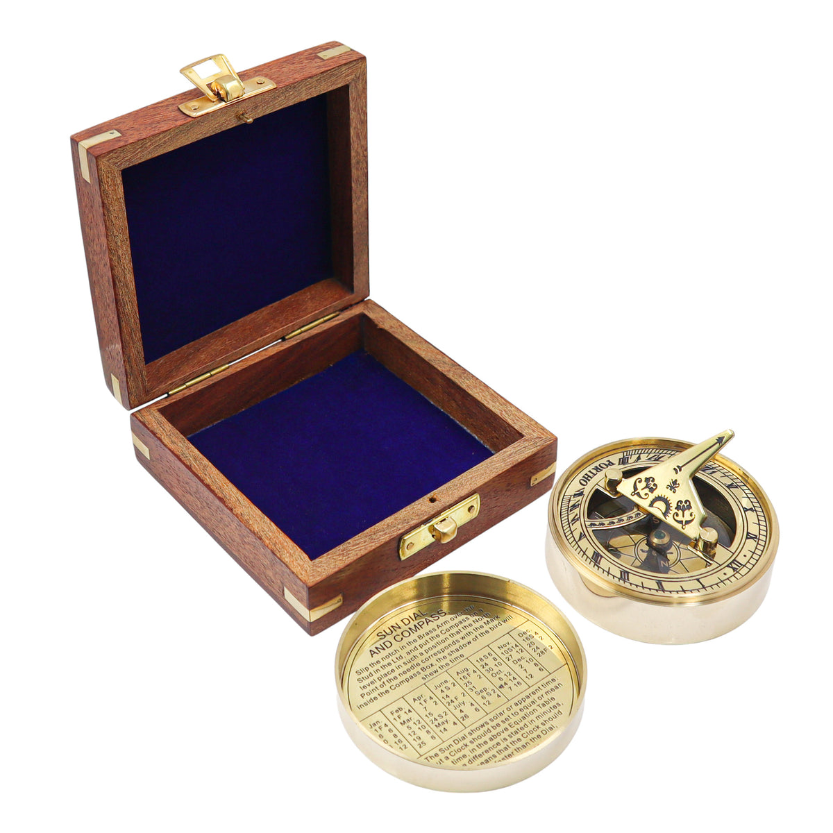 Personalised Signature Sundial Compass with Religious Quotes