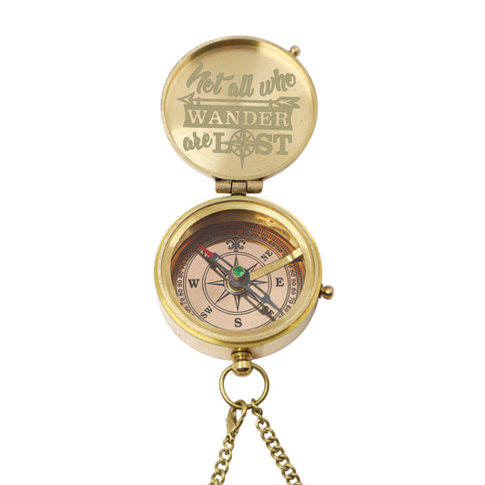 Not All Those Who Wander Are Lost Compass