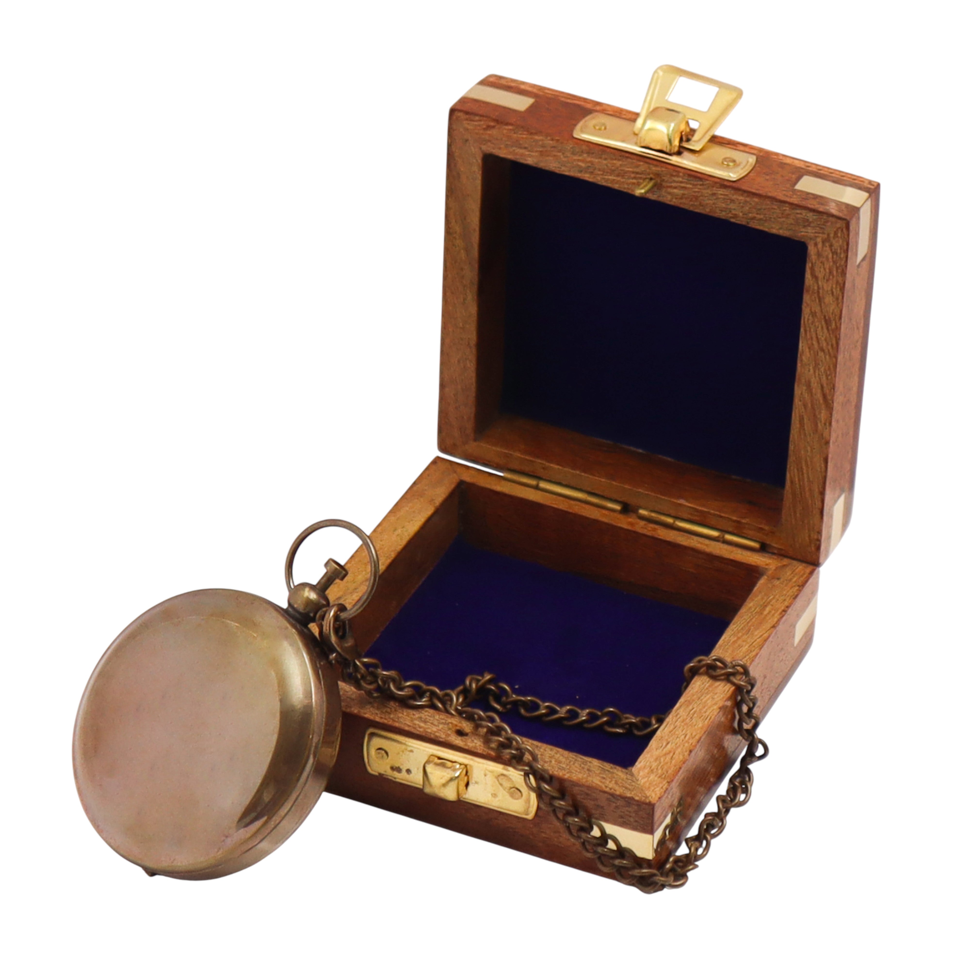 Personalised 2-Inch Bronze Sundial Compass