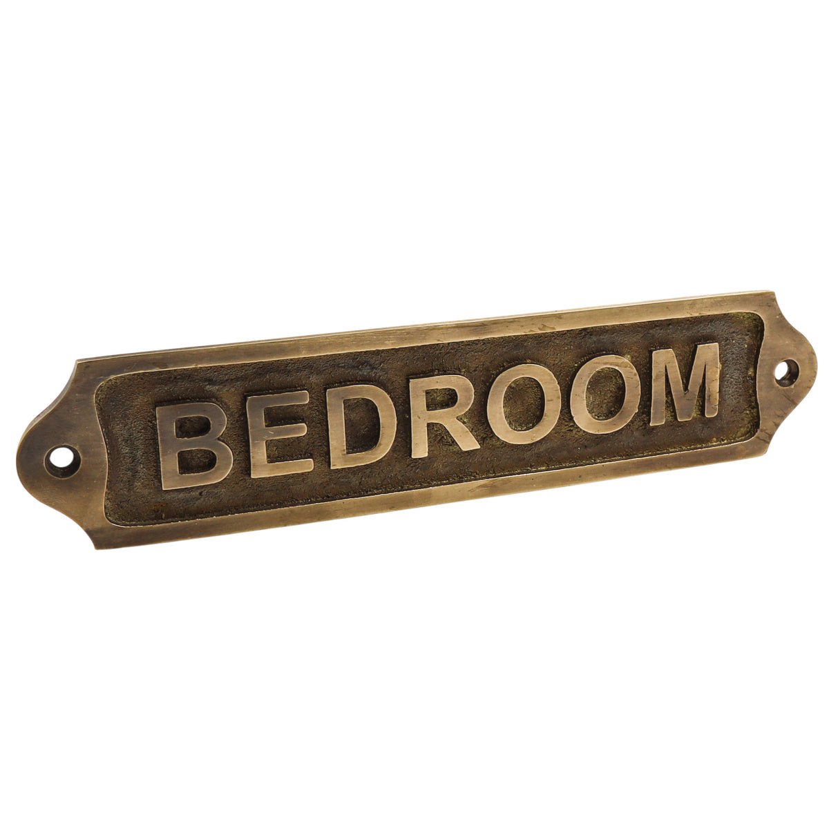 Engraved Brass Bedroom Name Plate