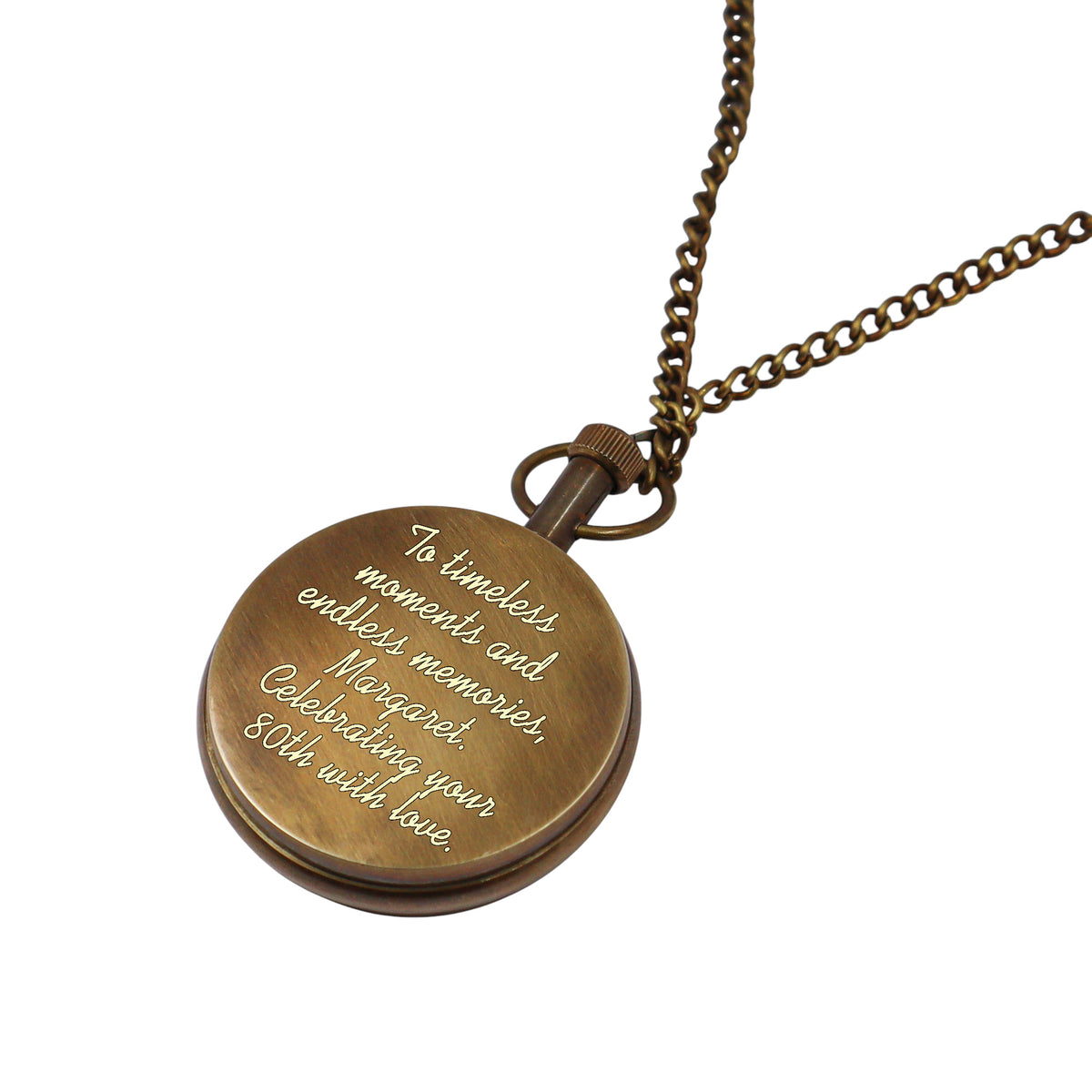 Personalized Birthday Pocket Watch