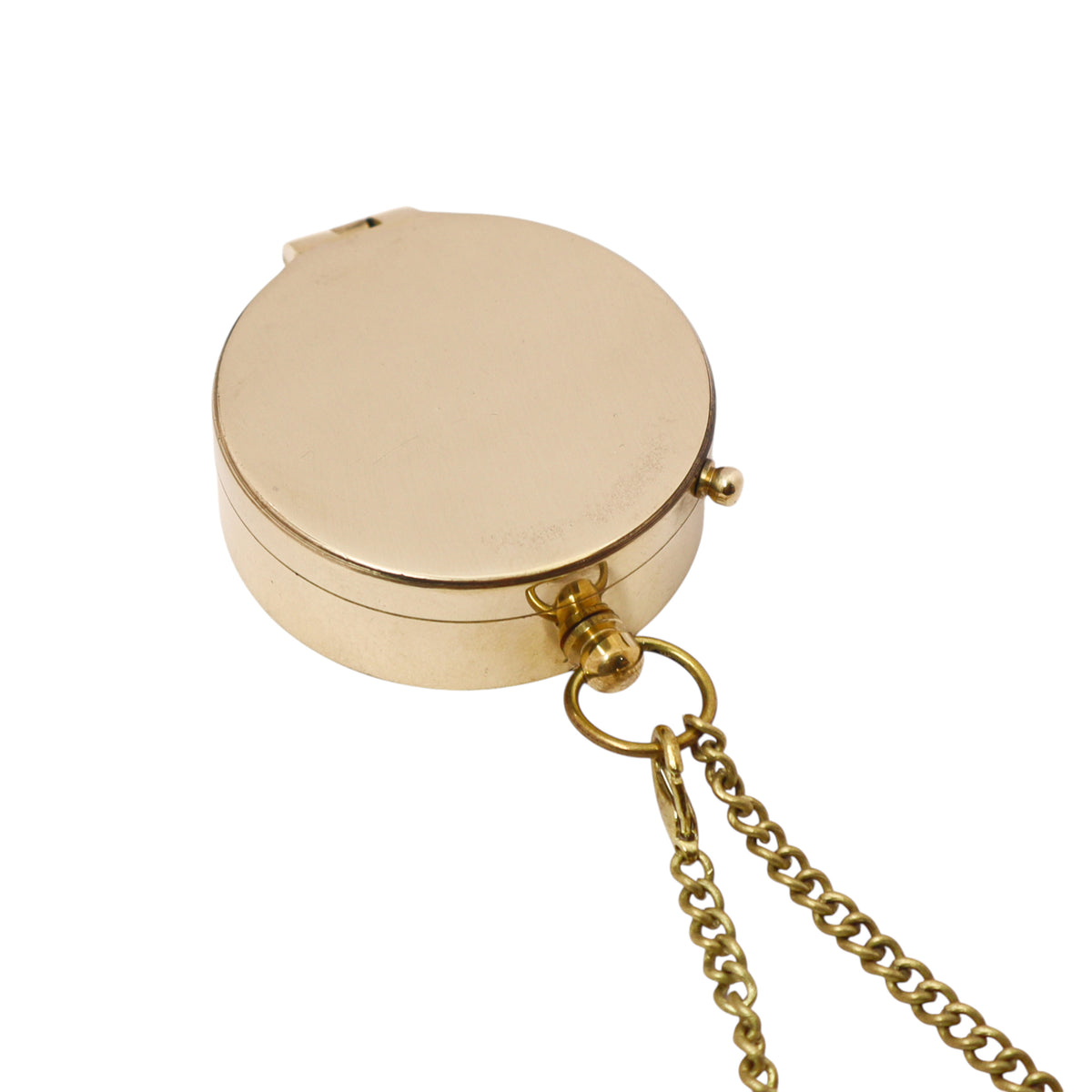 Personalised Victoria Flat Compass with Wooden Box
