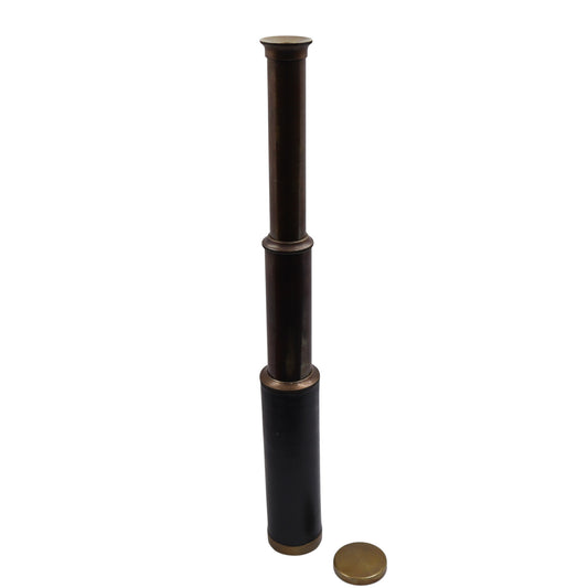 Bronze 12-Inch Telescope with Leather