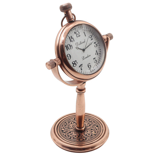 Personalised Copper Desk Clock