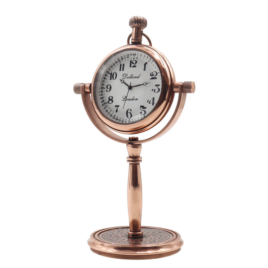Personalised Copper Desk Clock