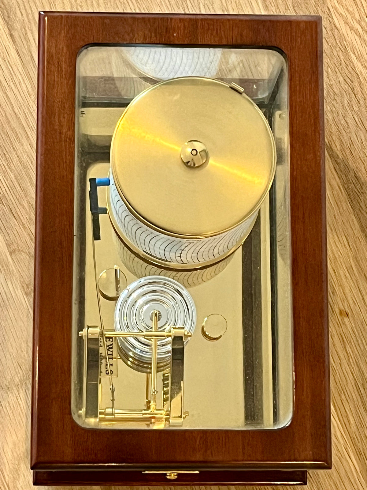 Vintage Barograph Sewills Of Liverpool with Mahogany Case