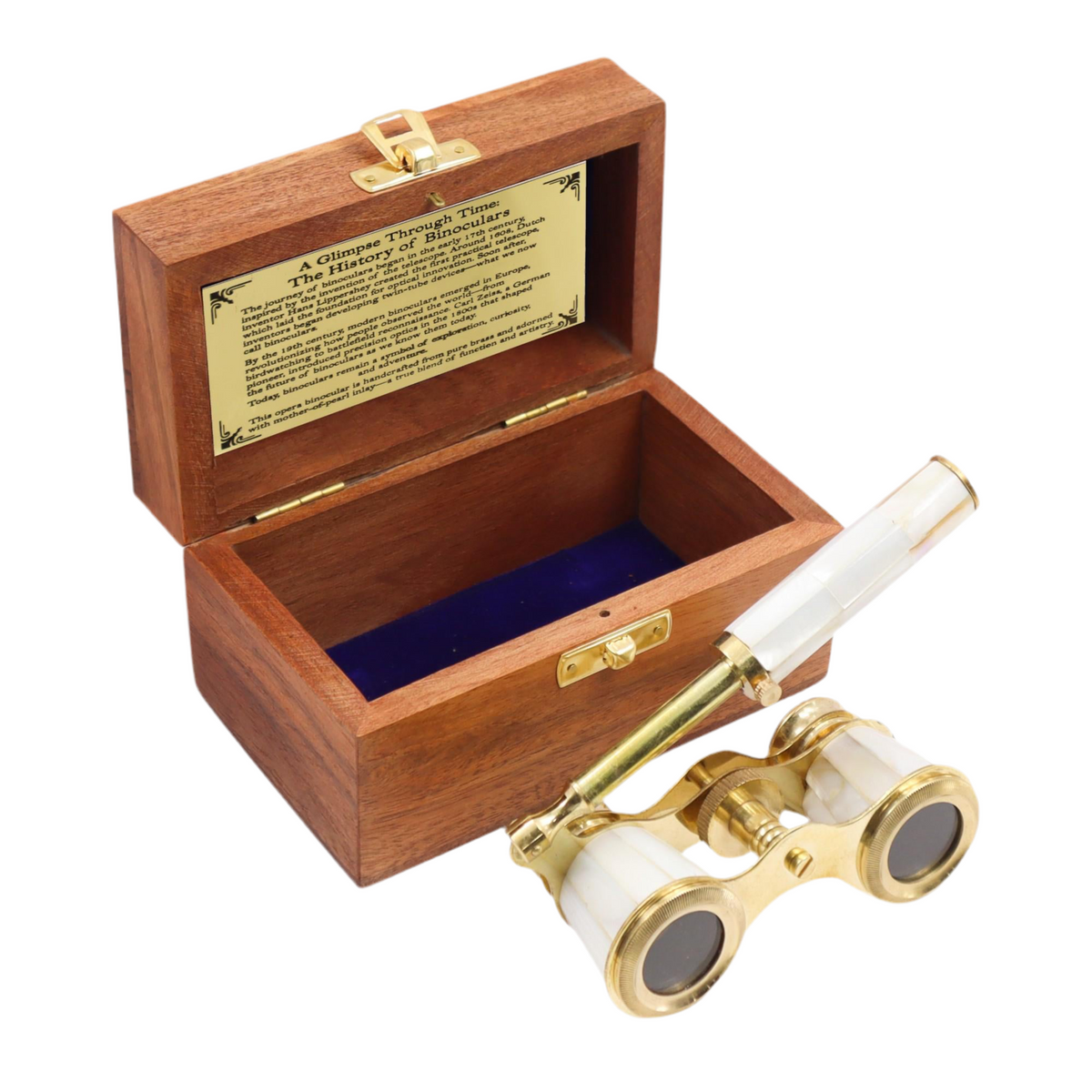 Personalised Opera Glasses with Mother of Pearl