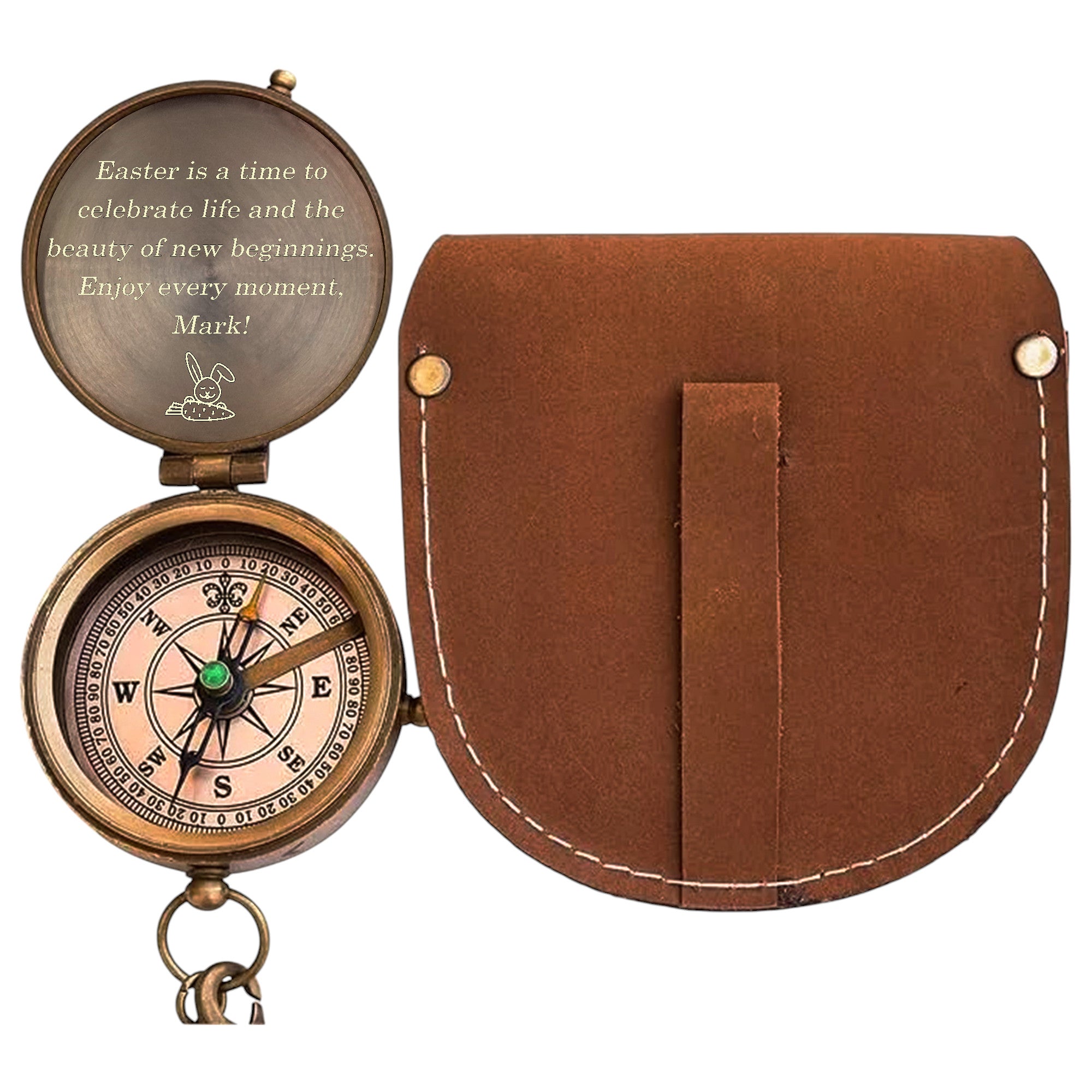 Personalised Compass for Easter Gift