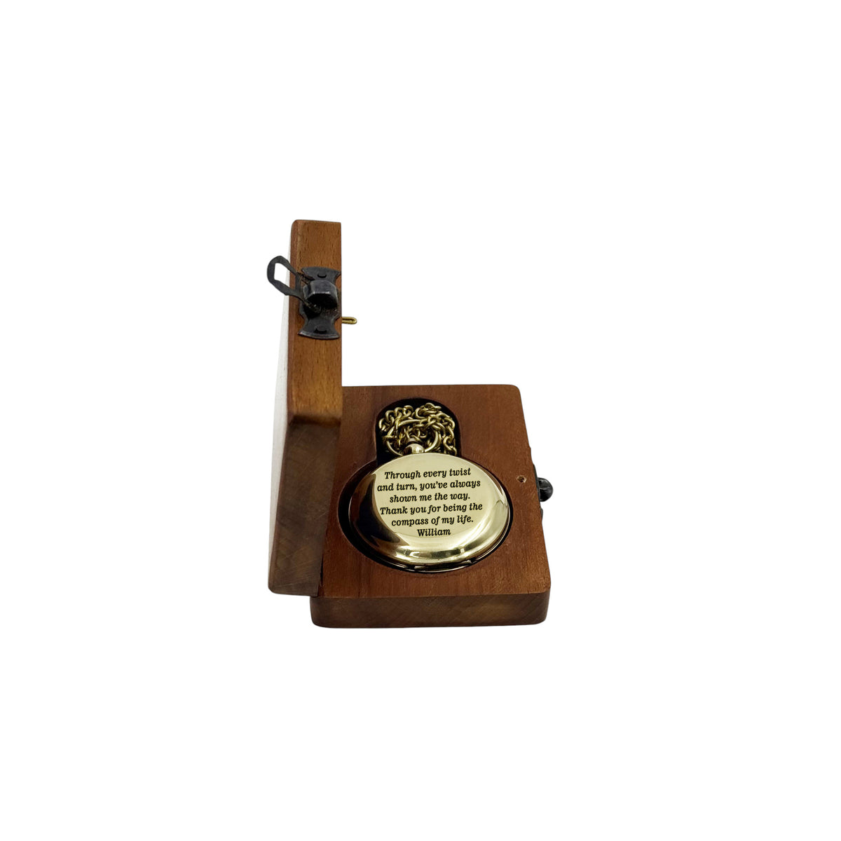Personalised Push Button Compass Gift for Father’s Day