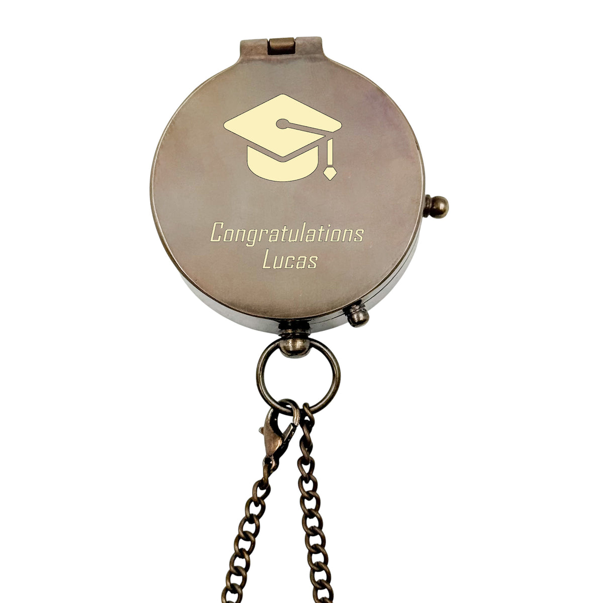 Personalised Compass for Graduation Gift