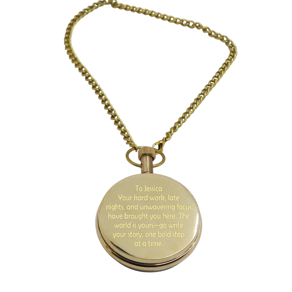 Personalised Graduation Pocket Watch