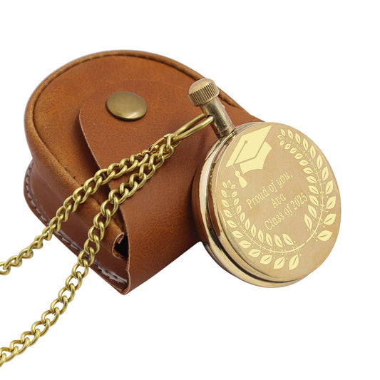 Personalised Graduation Pocket Watch